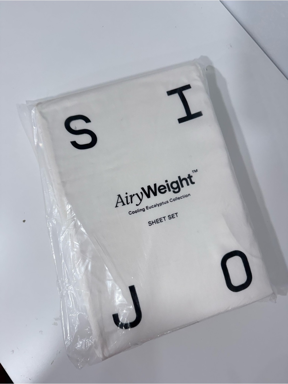SIJO AiryWeight Cooling Eucalyptus Sheet Set in IVORY SIZE QUEEN